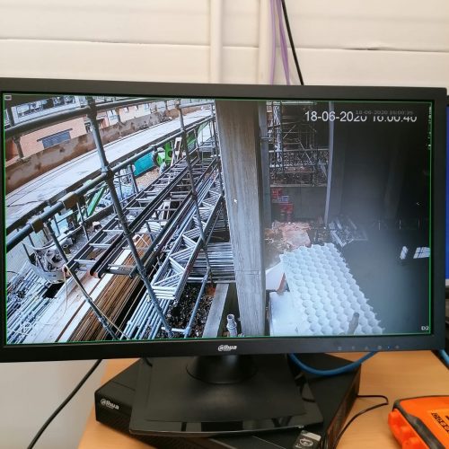 Construction Site Temporary CCTV Protection System