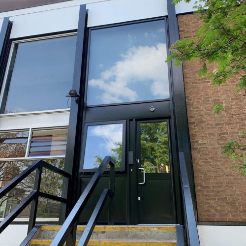 New Aluminium Door sets and Large Glazing Facia New Paxton System